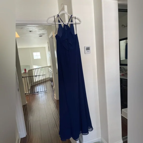 Lulu's Elegant Blue Maxi Dress - Picture 3 of 6